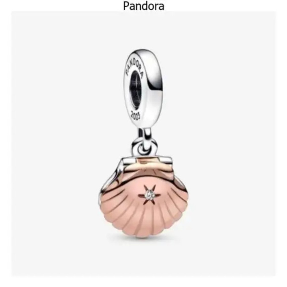 Pandora Pandora Club 2023 Sea Shell & Treated Freshwater Cultured Pearl Dangle C